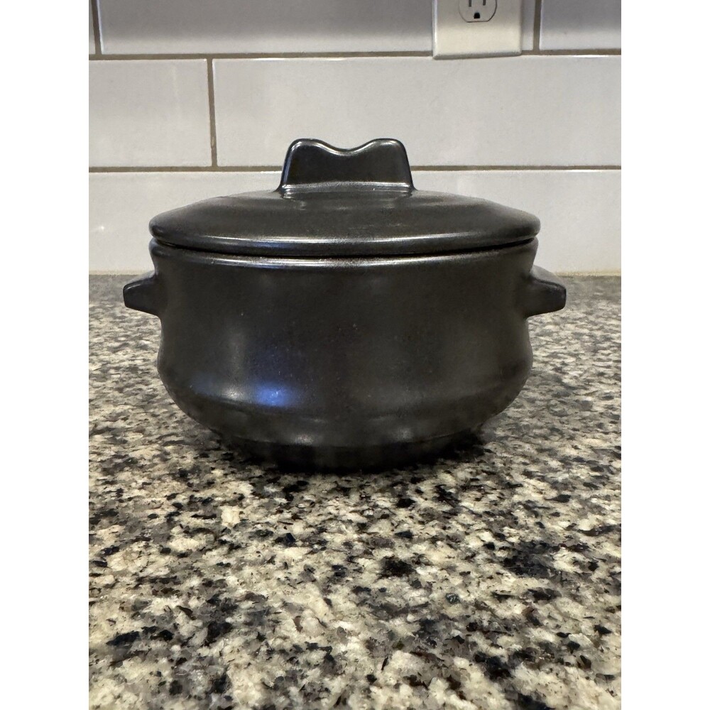 Korean Stone Pot with Lid, Clay Pot for Cooking Hot Pot Dolsot Bibimba